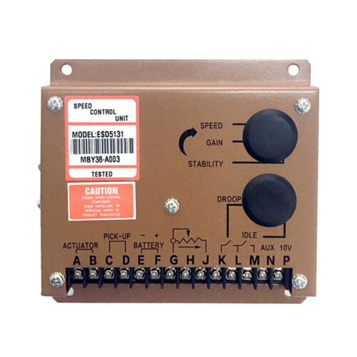 ESD5131  Generator Engine Speed Control Unit Governor Controller Speed Sensor Excitation Governor