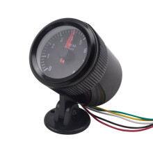 2Inch 52mm Car Meter Tachometer RPM Gauge 0-8000RPM Analog Black Case for 1-8 Cylinders Gasoline Car