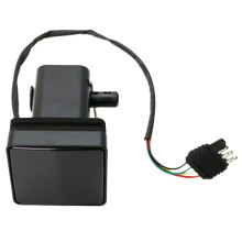 2 Inch Trekhaak Trekhaak Ontvangerafdekking Gerookte Lens 15 LED-Remlicht