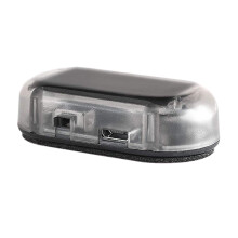 Coche Energía Solar Simulado Alarma Simulada Advertencia Antirrobo Luz Intermitente De Seguridad Led Intermitente Luz Azul