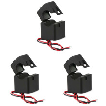 3X StröMtransformator,100A 100MA AC-StröMsensor, Split Core Amp-Transformatoravkänningsrelä,  Clip- Enkel Att Installera CT Utan