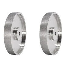 2X CBN Grinding Wheel, 6Inch Dia X 1Inch Wide, with 1/2Inch Arbor, Diamond Grinding Wheel for Sharpening HSS, 240 Grit