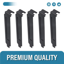 5PCS Metal PCI Slot Covers Bracket with Screws Full Profile Expansion Dust Filter Blanking Plate for PCI Slot