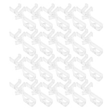 24Pièces Clips Décoratifs Transparent Pour Stores Rideaux