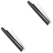 2 Stuks Zwarte Auto Film Carbon Fiber Wrap Voor Interieur Decor