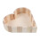 Heart-Shaped Wood Bathroom Storage Bin with Open Design 1
