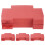 4Pièces Coque Extincteur Rapide À Clip Rouge Durable Pour Armoire 1