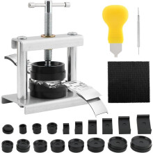 21-in-1 Watch Repair Tool Kit, with 18 Molds & Pry Tools for Back Case Cover Opening/Closing, Watchmaker Maintenance Kit