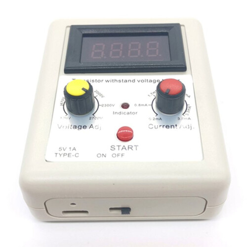Voltage Capability IGBT Transistor Tester Diode MOS Triode LED Voltage Testing Tool Withstand Voltage Tester White+