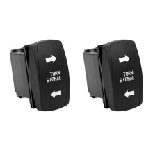 2X Clignotant Interrupteur à Bascule LED pour VéHicule RV Pick- Tout-Terrain Tracteur Bateau Moto 4 Broches Interrupteur Universel