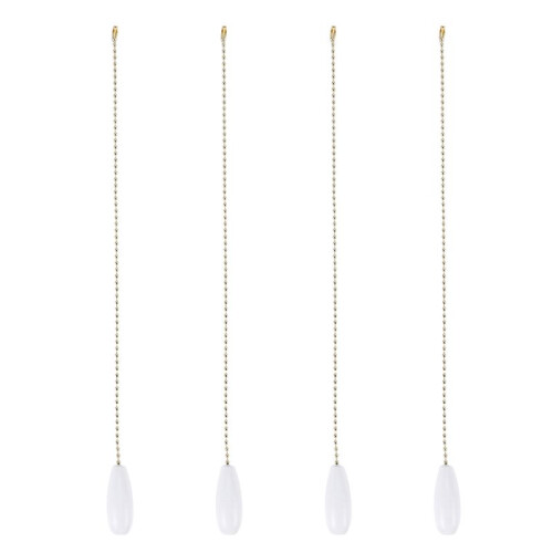 4 Pieces Ceiling Fan Chain Pulls Wooden Pull Chain Extension Pull Chain for Ceiling Light Lamp Fan Chain
