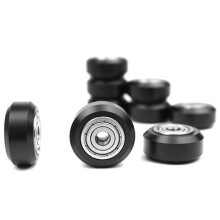 10 Pcs Roue en Plastique POM avec Roulements Grands Modèles Passive Roue Ronde Roue Folle Poulie Engrenage Perlin Roue pour CR10 3