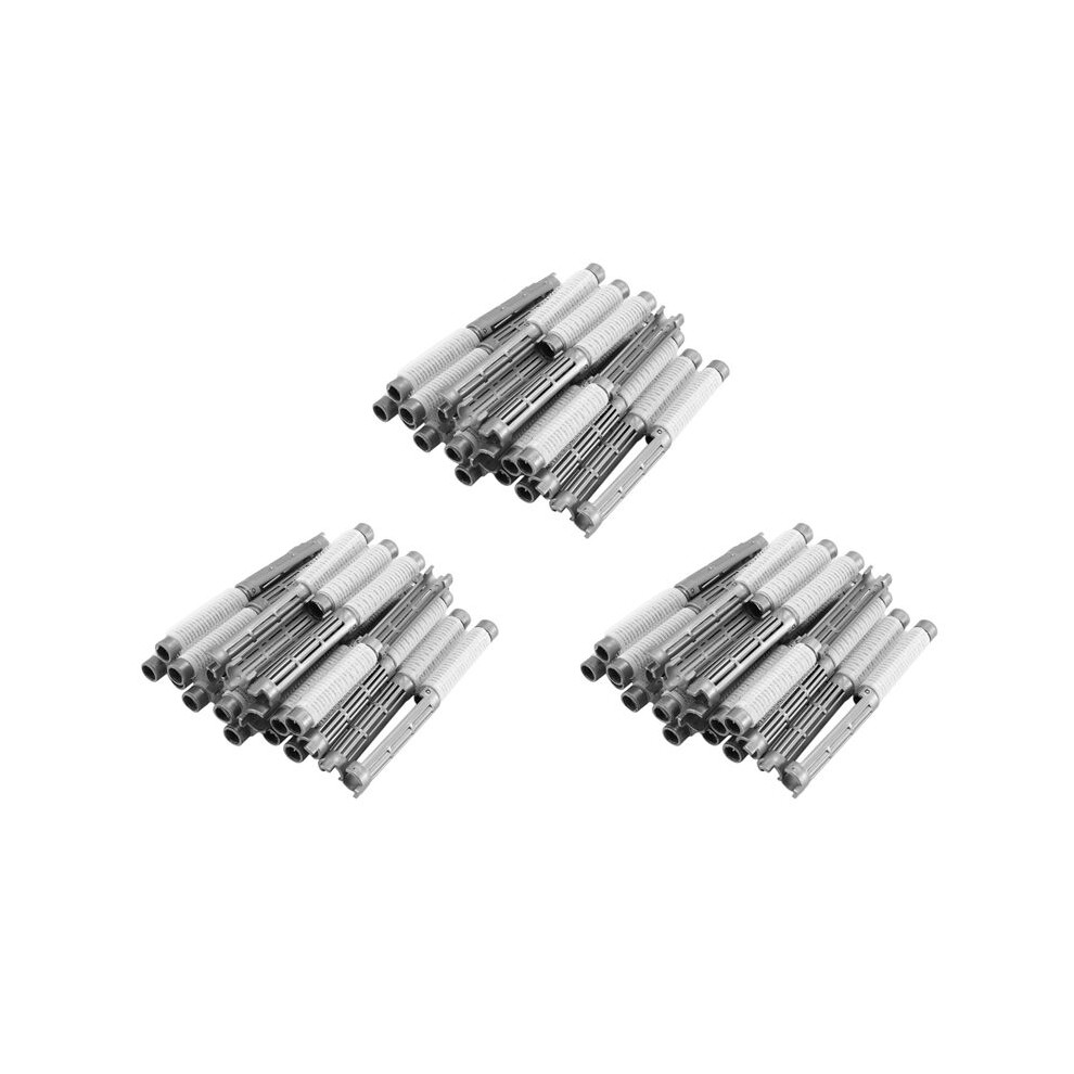 60Pcs Hair Perm Rods Styling Bars DIY Hair Clip Fluffy Perming Rod Hair Roller Curler Salon Hairdressing Tool Kit