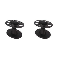 2X Hair Brush Holder Round Hair Brush Comb Holder Display Rack Hair Styling Brush Stand Hairdressing Tool Shelf