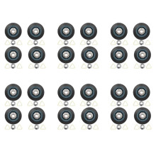 24Pack W10314173 Dryer Drum Roller Replacement for Dryer Compatible with WPW10314173 Roller Drum Support Kit Dryer Parts