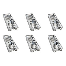 6X Multifunction Organizer Bathroom Lifting Rod Removable Stand No Drilling Soap Holder Shower Shelf Storage Rack Tray