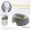 Face Down Pillow Massage Pillow for Bed Headrest Prone Down Sleeping,BBL Pillow After Surgery Post Eye Surgery 4