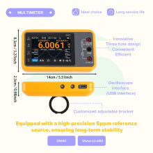 Oscilloscope Numérique DM40, Multimètre, Générateur de Signaux 3 en 1, Fréquence D'Échantillonnage 50 M, Diode de Tension, Outils Automobiles