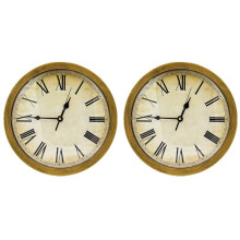 2X Special Hidden Secret Wall Clock Safe Box Wall-Mounted Key Cash Jewelry Money Storage Security Box Home Decoration