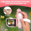 Microscope for Kids,  Portable Microscope with 8 Adjustable LED Lights, 2-Inch LCD Screen Pocket Microscope Camera 6