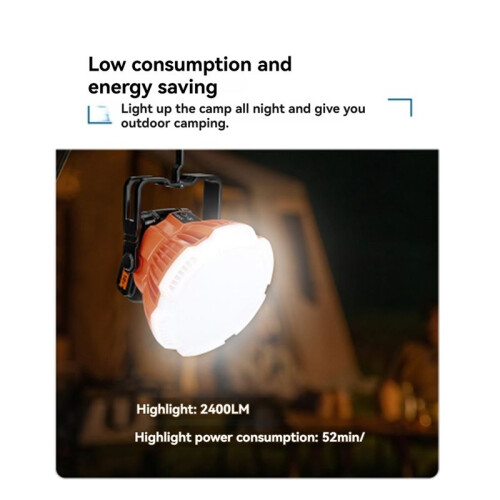 24W 2400LM LED Work Light Portable with Hook for  18V Batteries for 1