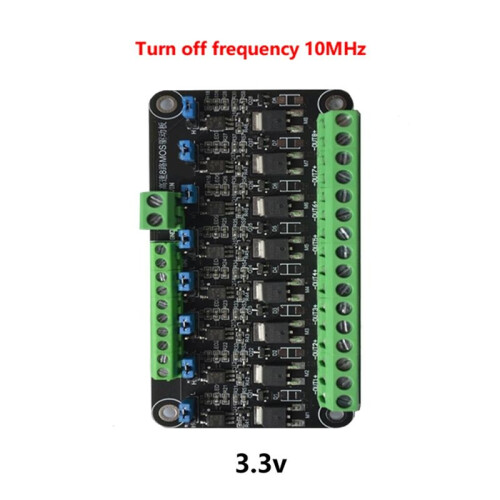 8 Channel MOSFET Microcontroller PLC Amplification Field-Effect Drive Tube Optocoupler Isolation PWM Control  B 2