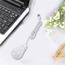 5X DC5V 5W LED Bulb USB Lamp Portable White Light for Outdoor Laptop (White)
