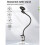 Desktop Microphone Stand Gooseneck Universal Hose 360 Degree Flexible Function Live Microphone Stand 3