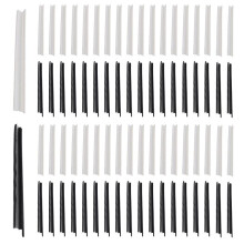 12000-Teiliges -Tag-Set, 0,5-Cm-Preisschilder für Kleidungsetiketten mit Widerhaken, 6000 Schwarze VerschlüSse und 6000 WeißE VerschlüSse