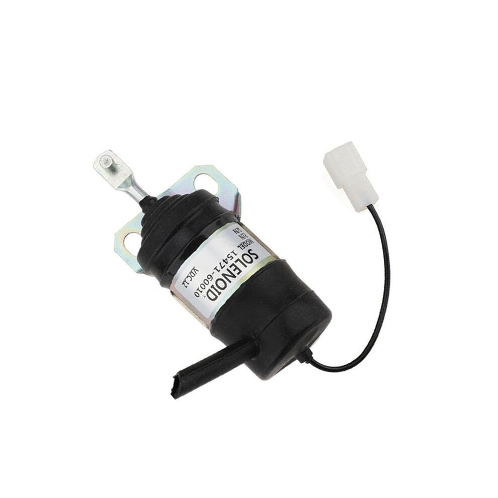2X 15471-60010 12V Fuel Shut Off Solenoid 052600-1000 15471-60013 For Tractor Part Generator Stop Solenoid 4713248580673