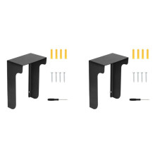 2X Doorbell Rain Cover Anti-Theft Doorbell Door Bracket Non-Drilling Mounting Bracket for Video Doorbell Cover Bracket