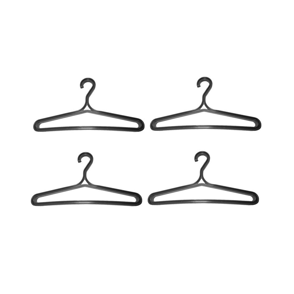 4X Scuba Diving Wetsuit Hanger Dry Suit Dive Folding Holding Coat Holder Diving Swimming Suit Wetsuit Hanger Black 4712804138143