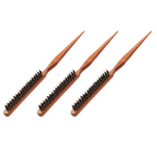 3X Professionelle Salon Teasing Back HaarbüRsten Holz Slim  Comb HaarbüRste Erweiterung Friseur Styling Tools DIY Kit