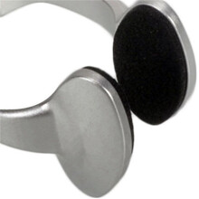 2X Aviation Aluminum Free Diving Nose Clip Diving Surfing Swim Nose Clips Non-Slip Silicone Pad At Both,Silver