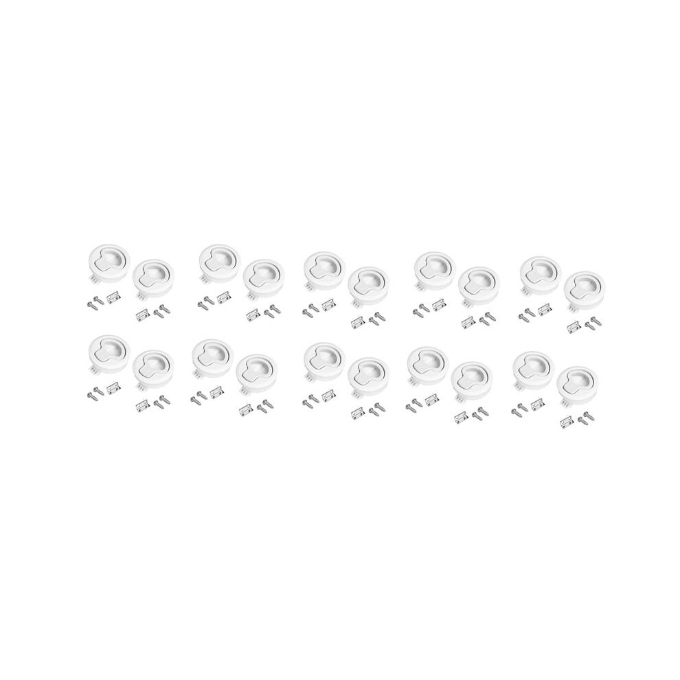 20X Boat Slam Flush Pull Slam Round Pull Marine Hatch 6033664577735