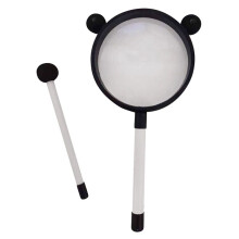 3X Orff Instruments Tecknad SöT Lollipop Trummor 6 Tums Dansrekvisita Slagverksinstrument Handtrumma Förskolepedagogisk Leksak