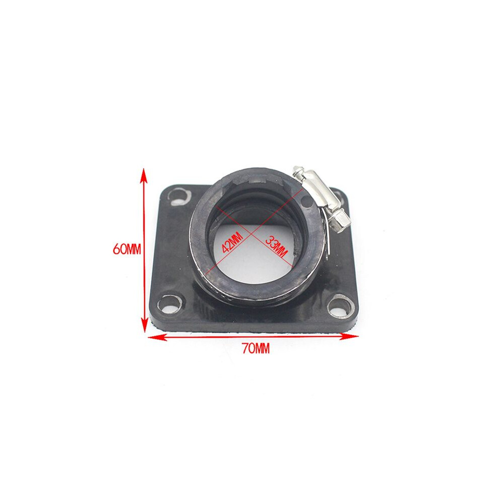 2X Motorcycle Carburetor Interface Adapter Intake Manifold For Ag100 Dt100 Dt125 Mx100 Rt100 4711069220129