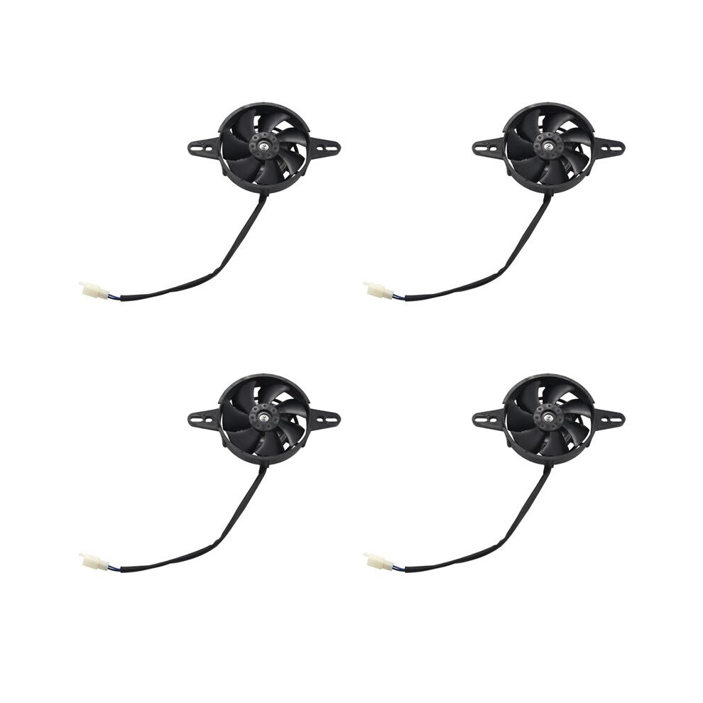 4X Oil Cooler Water Cooler New Electric Radiator Cooling Fan For Chinese Atv Quad Go Kart Buggy 150Cc 200Cc 250Cc 6034013978418