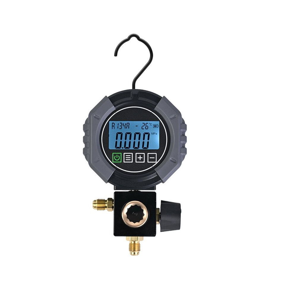 Digital Single Manifold Meter 0-6000 Kpa Ac Hvac Refrigeration Pressure Tester For Diagnostic Testing Maintenance 4712531316203