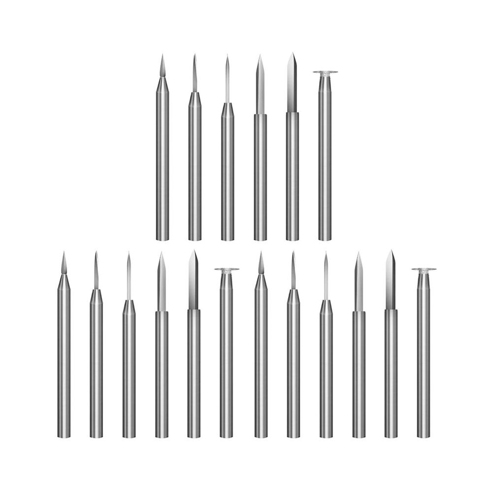 3X Wood Carving Drill Bits Set For Rotary Tool 6Pcs Engraving Drill Accessories Bit Wood Crafts Grinding Tool 3Mm 6034013943126