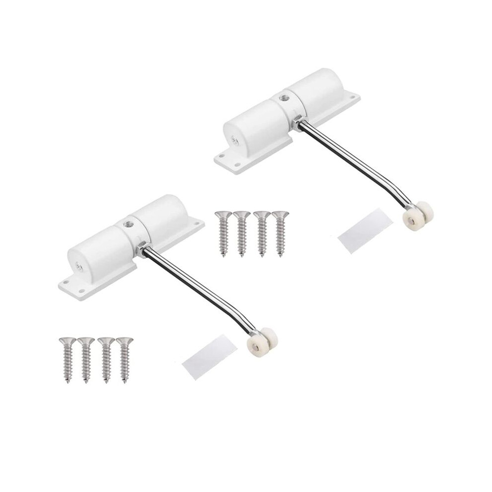 2X Automatic Door Closer, Zinc Alloy Safety Spring Door Closer Adjustable 30 Kg Closing Door Hinge 4713945942880