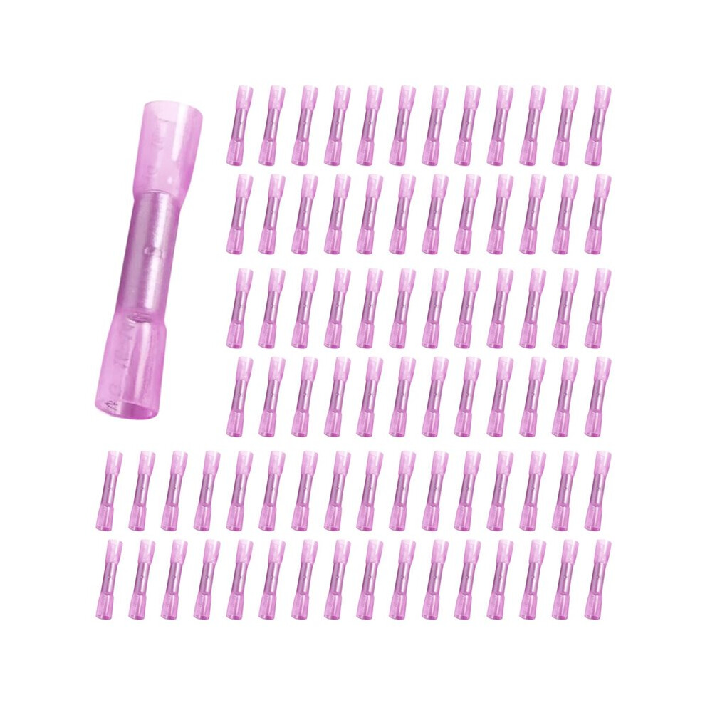 Heat Shrink Butt Connectors Waterproof Electrical Crimp Terminals Marine Grade Insulated Wire Connectors For Boat 100Pcs 4712489071391