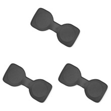 3X para 2023-2024 Car Center Console Cup Coaster Cup Holder Inserir AcessóRios TPE Preto