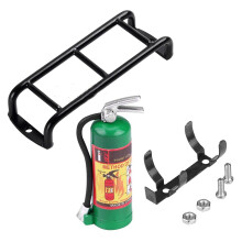 Straight Ladder Stairs Handrail Stairs for 1/10 TRX4 Axial SCX10 90046 & RC Decoration Metal Fire Extinguisher