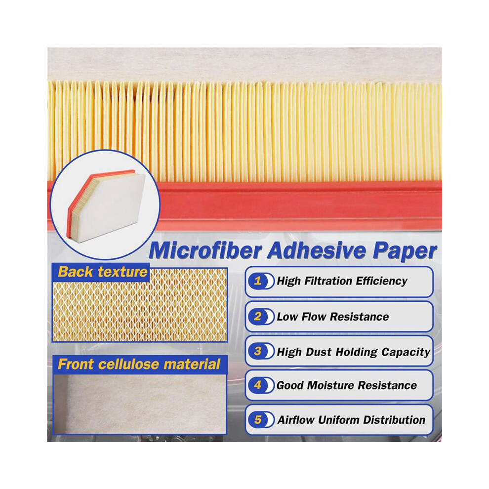 2X A3248c 84554703 Engine Air Filter 2020-2023 For Chevy Silverado Sierra 2500 Hd 3500 Hd 6.6L ( Engine Only) 6034194408063