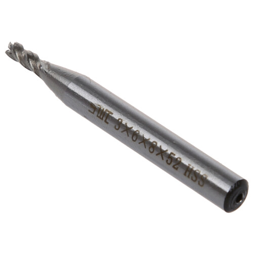 HSS 4 Flute 3mm x 6mm Shank End Mills 1