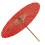 Plum Blossom Pattern Red Bamboo 31.5" Dia Oriental Umbrella Parasol 4