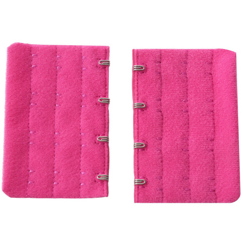 2 Pcs Ladies 3 x 4 Hook Bra Extenders Strap Extention - 2