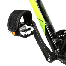 3X Soldier Fixed Gear Fixie BMX Fahrrad Anti-Rutsch-Doppelklebebänder Pedal Toe Clip Strap GÜRtel Schwarz