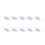 100 Pcs Axial Lead Ceramic Cement Resistor 0.5 Ohm 5W 1